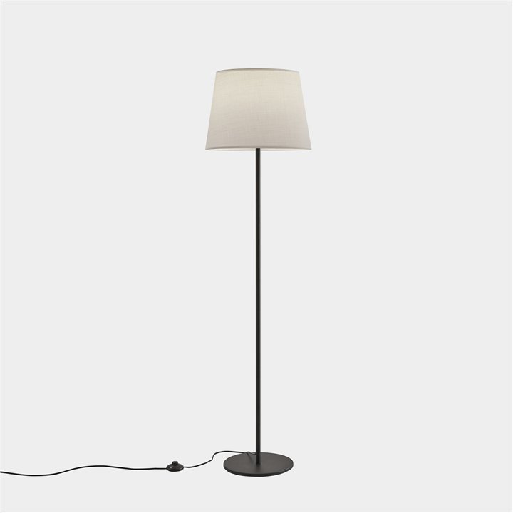 Pie de salon Metrica Round E27 100W Negro Leds C4 25-4759-05-82