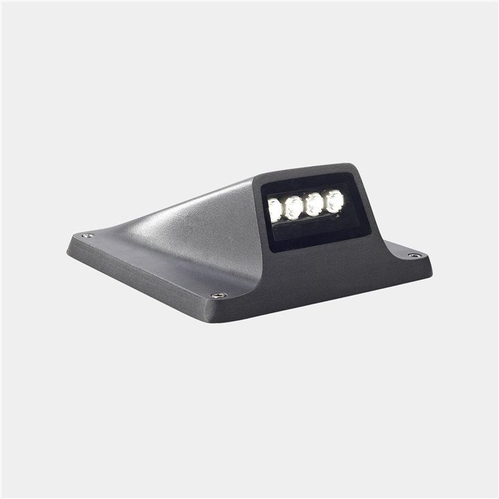 Baliza IP66-IP67 Rexel 4 LEDS LED 4.3W 3000K Gris urbano 281lm Leds C4 55-9741-Z5-CL
