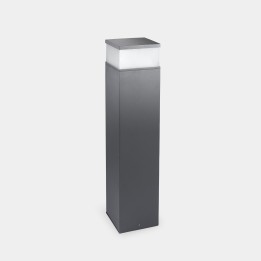 Baliza IP65 Cubik LED 650mm LED 17.5 SW 2700-3200-4000K ON-OFF Gris urbano 1291lm Leds C4 55-9938-Z5-EH