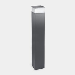 Baliza IP65 Cubik LED 1000mm LED 17.5 SW 2700-3200-4000K ON-OFF Gris urbano 1291lm Leds C4 55-9939-Z5-EH