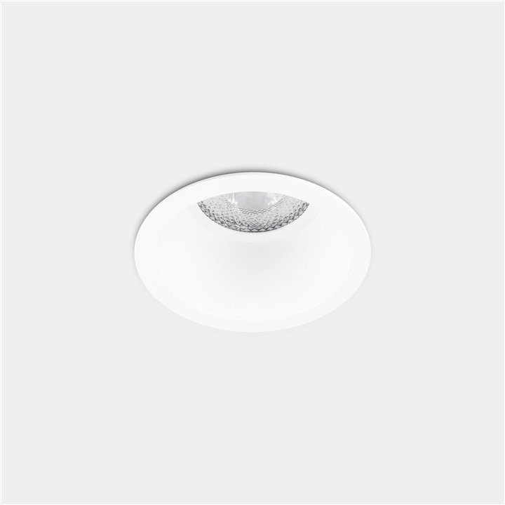 Downlight Lite Deep Fix ø70mm 8.5 Blanco cálido - 2700K CRI 90 34º DALI-2/PUSH Blanco IP54 639lm Leds C4 90-A026-14-DS