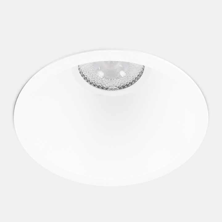 Downlight Lite Deep Fix ø105mm 8.5 Blanco cálido - 2700K CRI 90 34º DALI-2/PUSH Blanco IP54 636lm Leds C4 90-A029-14-DS