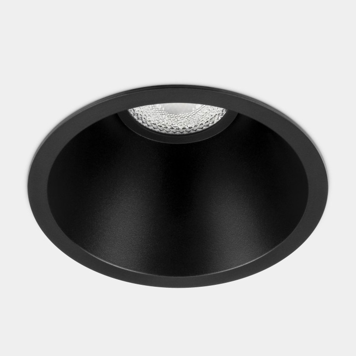 Downlight Lite Deep Fix Ø105mm 8.5 Blanco cálido - 2700K CRI 90 34º DALI-2/PUSH Negro IP54 568lm Leds C4 90-A029-60-DS