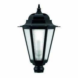 Cabezal para Farolas 1L. VILLA BIG IP43 E27 Negro