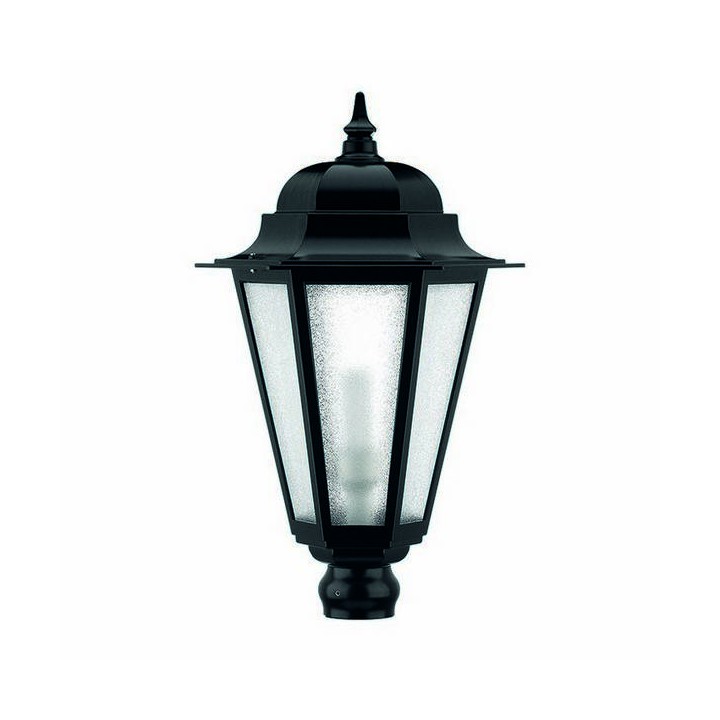 Cabezal para Farolas 1L. VILLA BIG IP43 E27 Negro