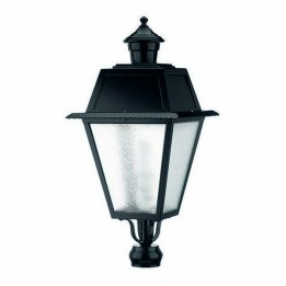 Cabezal para Farolas 1L. VILLA CHAP IP43 E27 Negro