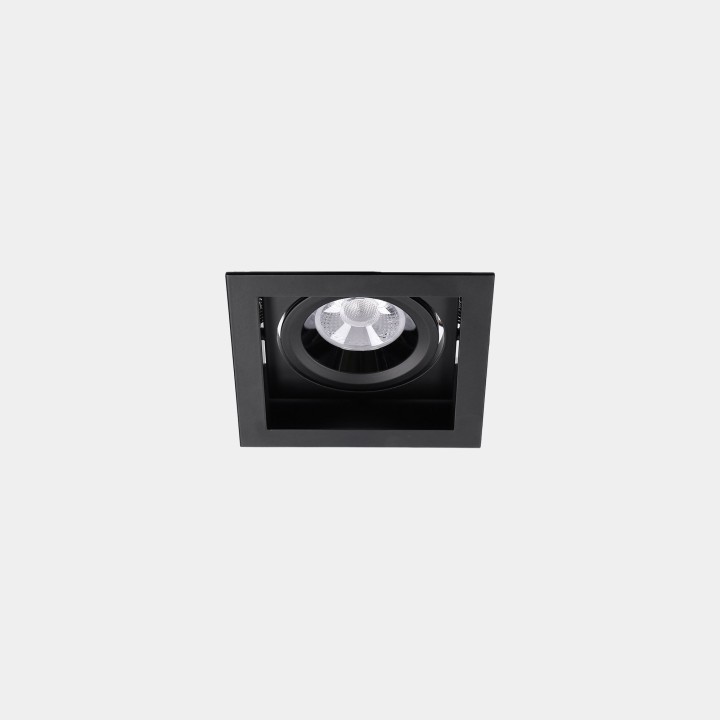 Downlight Multidir Evo Big Single Recessed Trim 27.5 Blanco neutro - 4000K CRI 90 62.4º DALI-2 Negro IP54 2852lm Leds C4 AU17-25