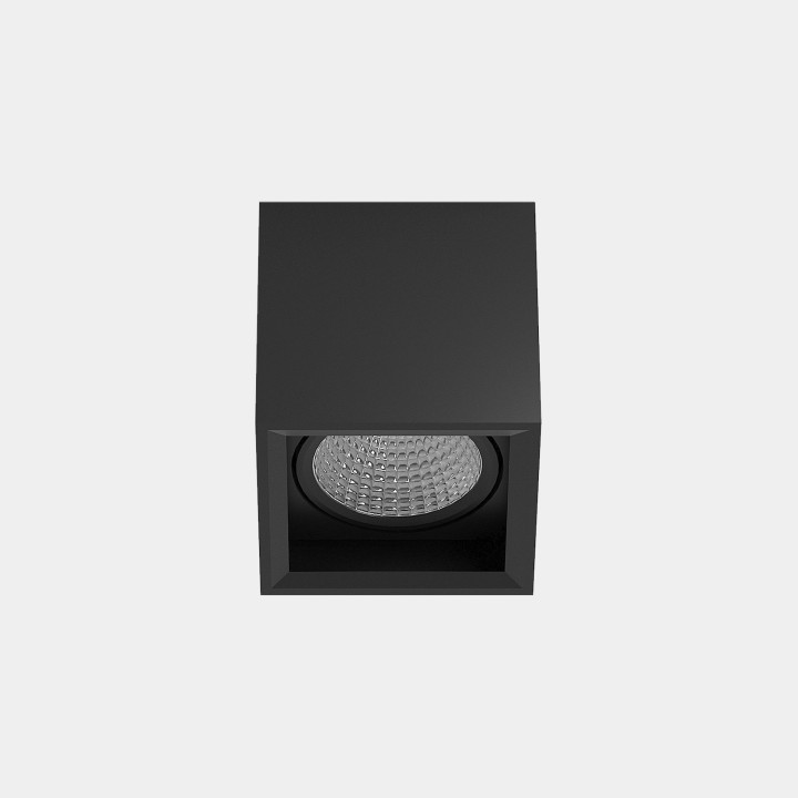 Plafón Multidir Evo Big Single Surface 18.2 Blanco cálido - 3000K CRI 90 DALI-2 Negro IP20 2042lm Leds C4 AU22-18W9F1DU60