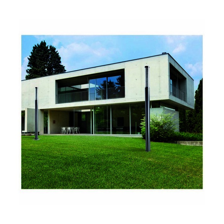 Columna para Farolas MAXIMA-PLUS IP55 80W 2G11 Transparente Antracita