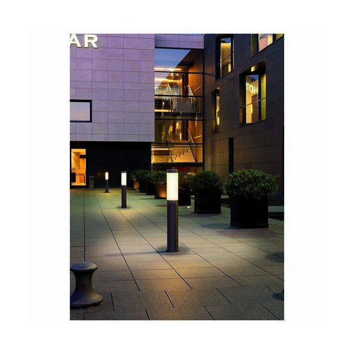 Baliza para Exterior MAXIMA-PLUS IP55 24W 2G11 Opal Antracita