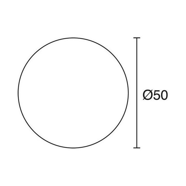 Luminaria de Exterior Christer BALLOON IP55 E27 33W Ø50cm Blanco