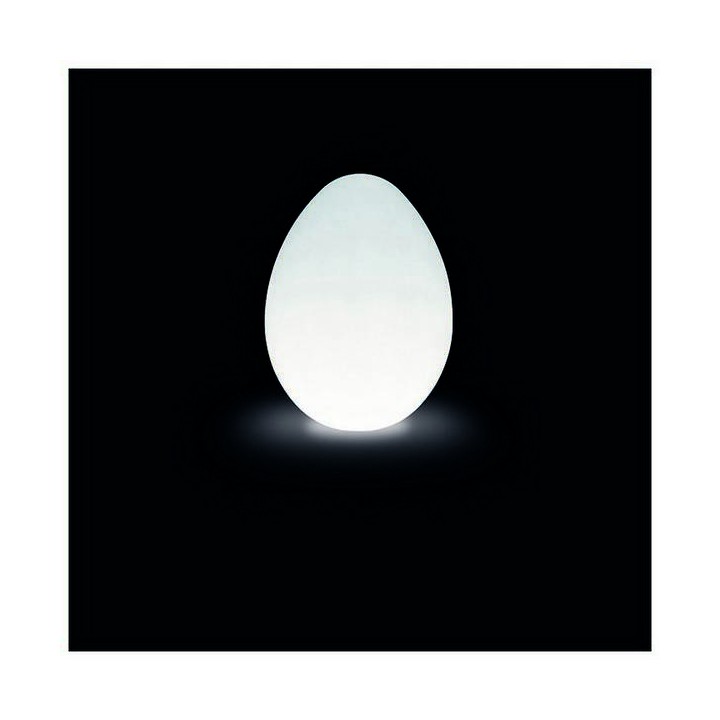 Luminaria de Exterior Christer EGG IP55 E27 65W 120cm Blanco