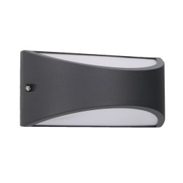 Aplique IP54 Kapa LED 8.7W 4000K Gris urbano 444lm Forlight PX-0525-ANT