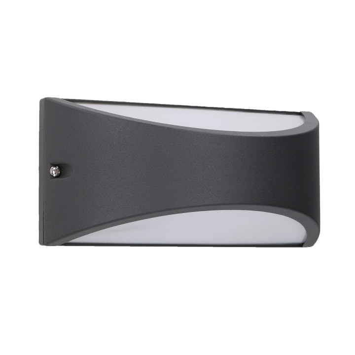 Aplique IP54 Kapa LED 8.7W 4000K Gris urbano 444lm Forlight PX-0525-ANT