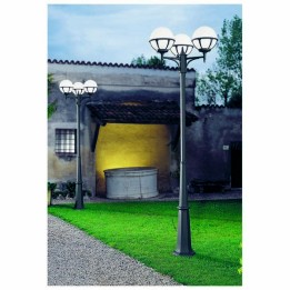 Columna para Farolas 3L. ROUND IP44 E27 Antracita