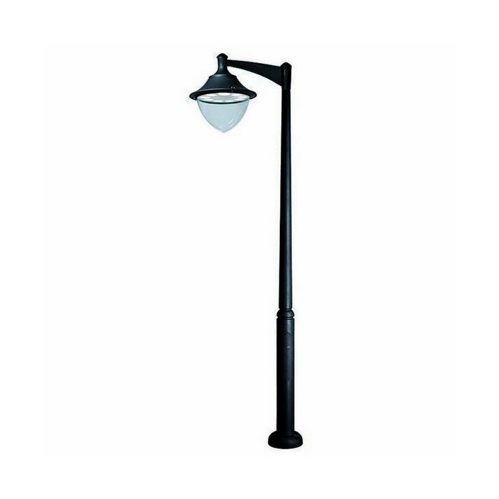 Cabezal para Farolas GUNTHER Ø60 IP65 GX53 Negro
