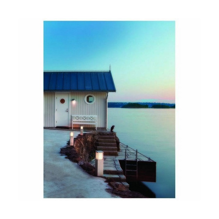 Baliza para Exterior MATERA IP65 E27 60W 49cm Acero Galvanizado