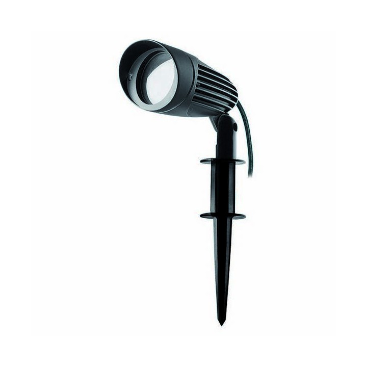 Proyector de Exterior con piqueta ABBI IP65 GU10 50W Antracita