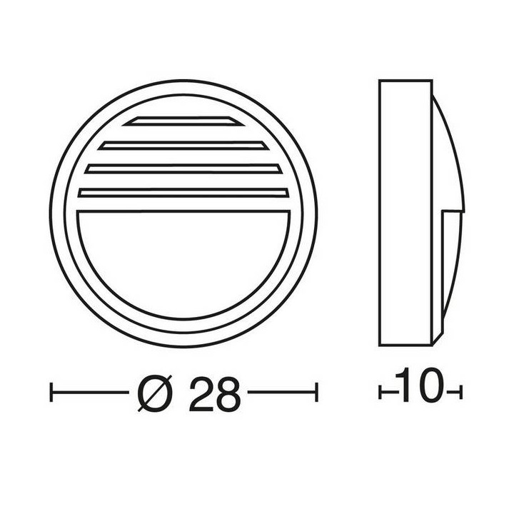 Aplique de Exterior DAIRA IP64 E27 reja Antracita