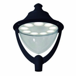 Cabezal para Farolas GUNTHER TOP Ø60 IP65 GX53 Negro