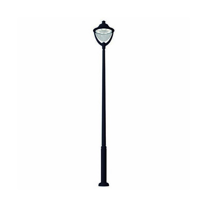 Cabezal para Farolas GUNTHER TOP Ø60 IP65 GX53 Negro
