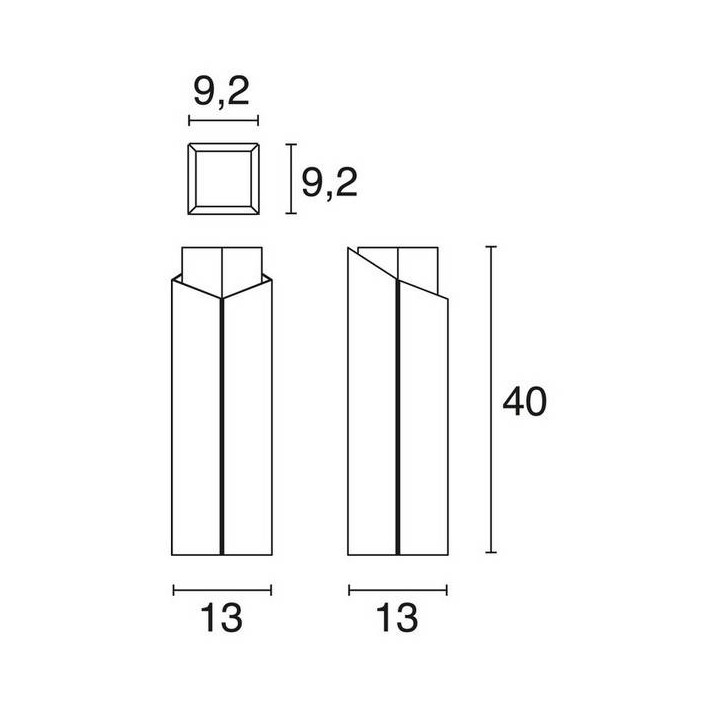 Baliza para Exterior ARISTIDE IP65 GU10 Piedra Lavica