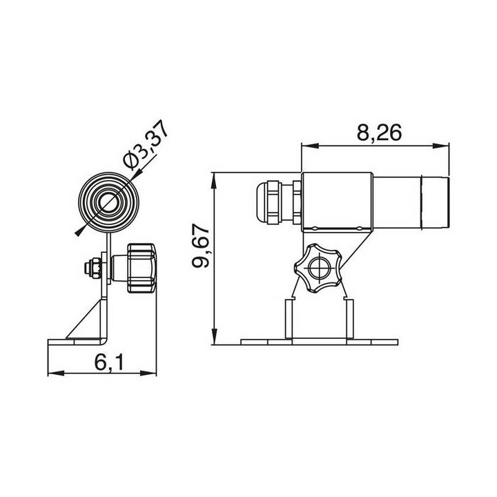 Proyector de Exterior SPYGLASS IP68 RGB 3W Inox