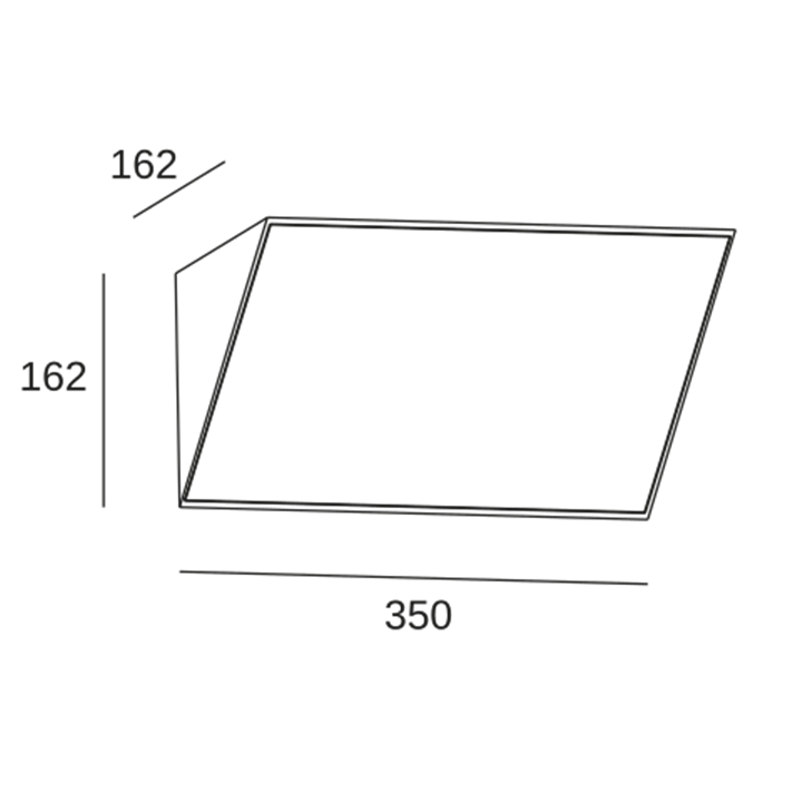 Aplique IP65 Curie Small LED 28.9 SW 2700-3200-4000K ON-OFF Gris urbano 2941lm LedsC4 05-E138-Z5-EH