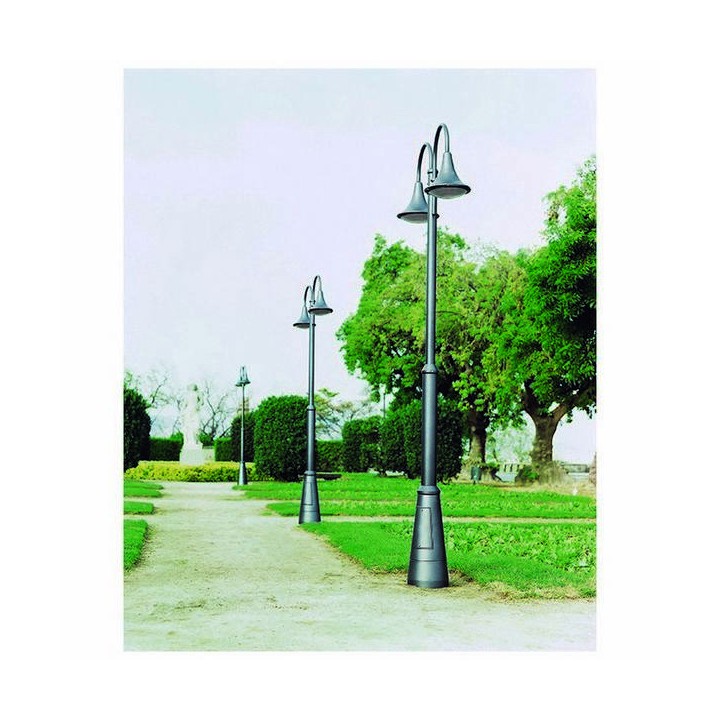 Farolas 2L PANA IP65 LED 34W 3600lm 4K Antracita