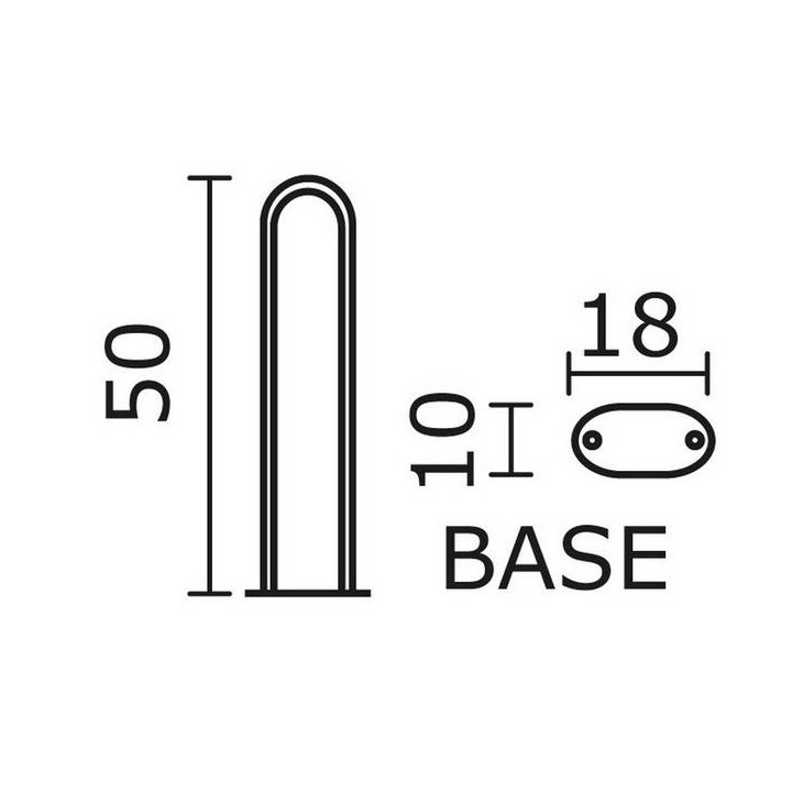 Brazo de alumino con base Blanco 