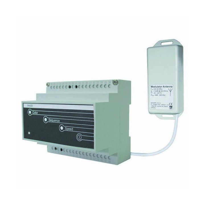 Receptor-modulador con antena 230V