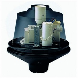 Soporte Negro IP55 E27 125W EQ.Mer. Ø20cm
