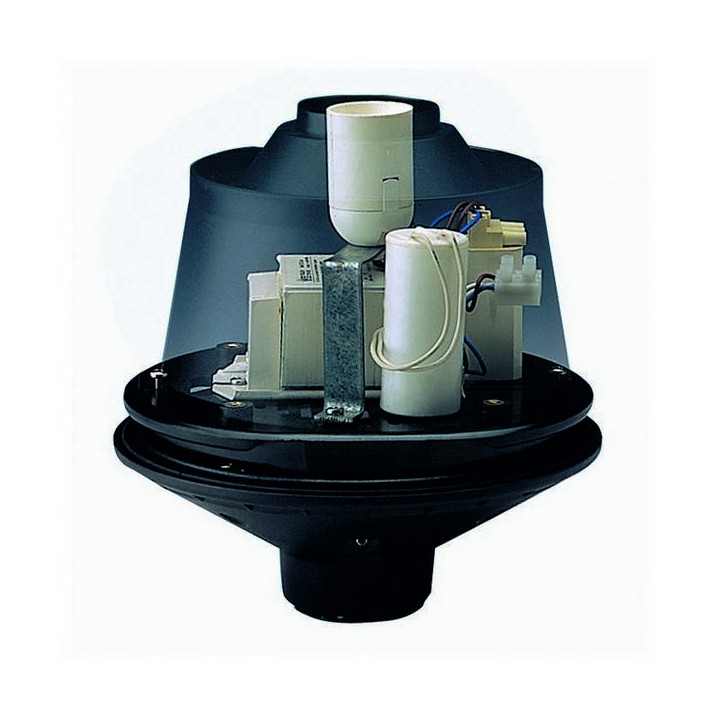 Soporte Negro IP55 E27 70W EQ. Sodio Ø20cm