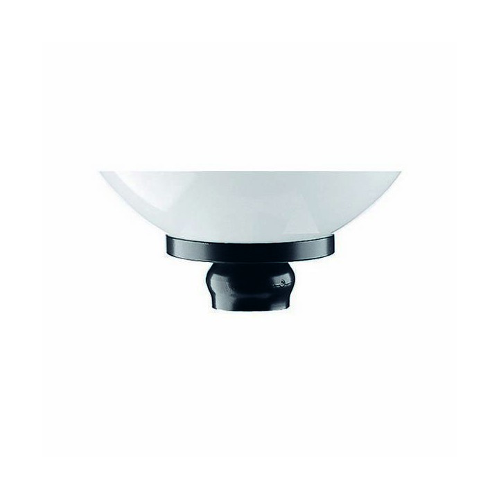 Soporte globo Ø40cm - poste 7,5cm E27 Negro