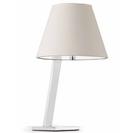 Lámpara somresa Metal MOMA Interior Blanco para sobremesa E27