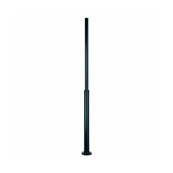 Columna para Farolas lisa Resina 240 cms. Negro