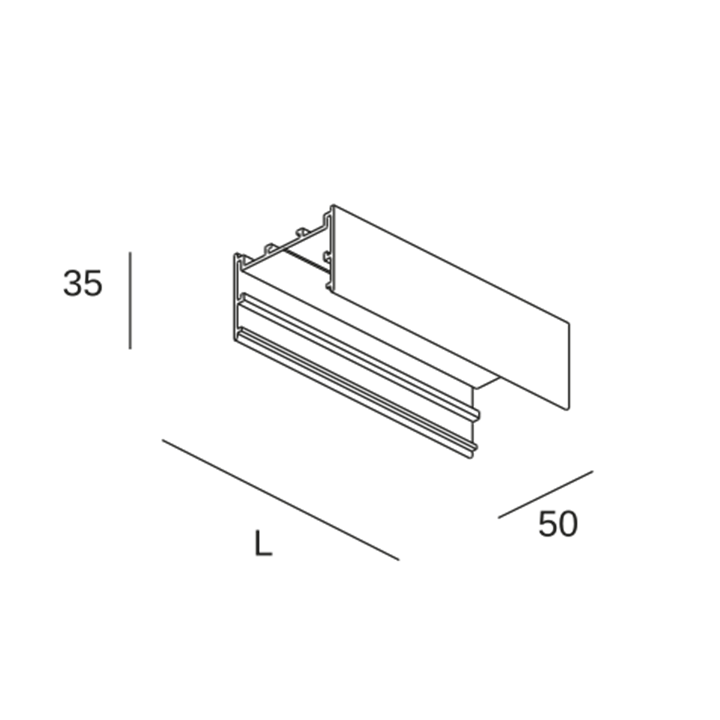 Lampara ACCESORIO TAGLIO DU LUCE BLANCO Leds C4 - 71-5754-14-00
