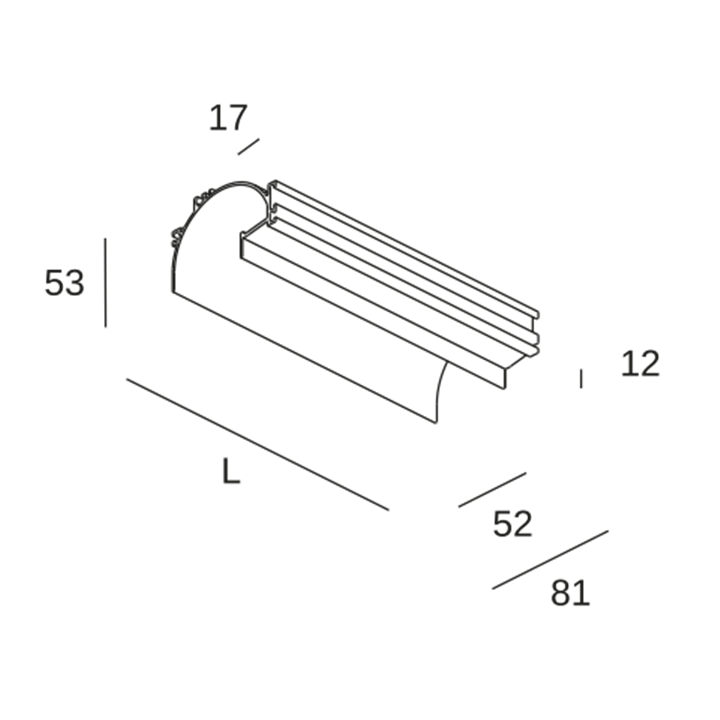 Lampara ACCESORIO TAGLIO DU LUCE BLANCO Leds C4 - 71-5763-14-00