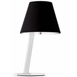 Lámpara somresa Metal MOMA Interior Negro para sobremesa E27