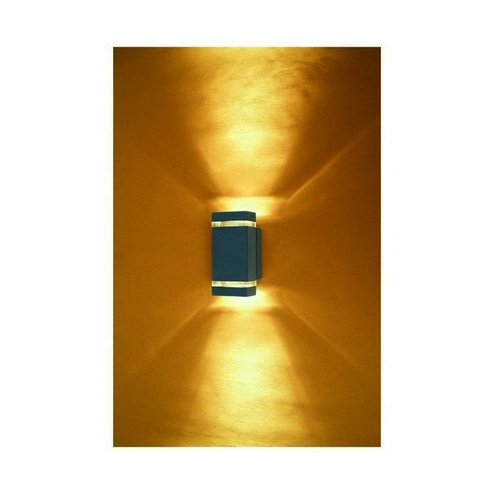 Apliques de Exterior pared ANIBAL IP44 GU10 2x35W Antracita