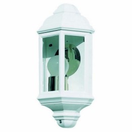 Apliques de Exterior ARCO IP43 70W E27 Blanco Cristal Transparente
