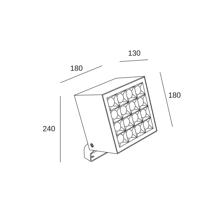 Downlight Bento Standard Square Trimless 18.3W Blanco cálido - 2700K CRI 90 33.8º Blanco IP23 1378lm Leds C4 90-6360-14-60