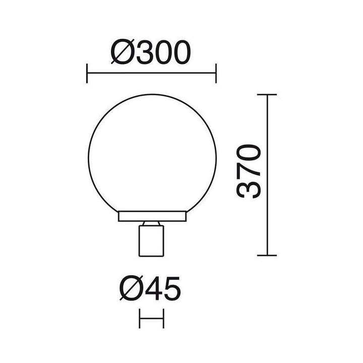 Cabezal Farolas CAST IP43 70W E27 Negro