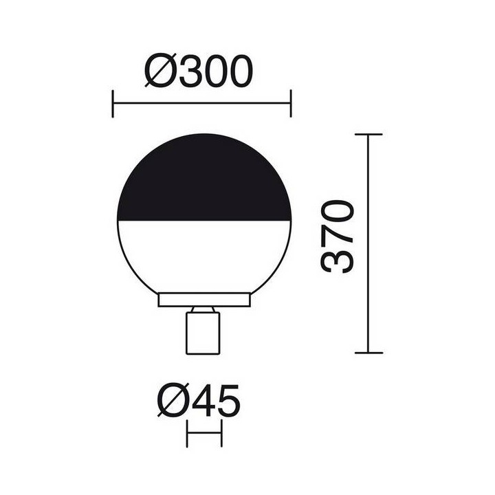 Cabezal Farolas CAST IP43 70W E27 Blanco