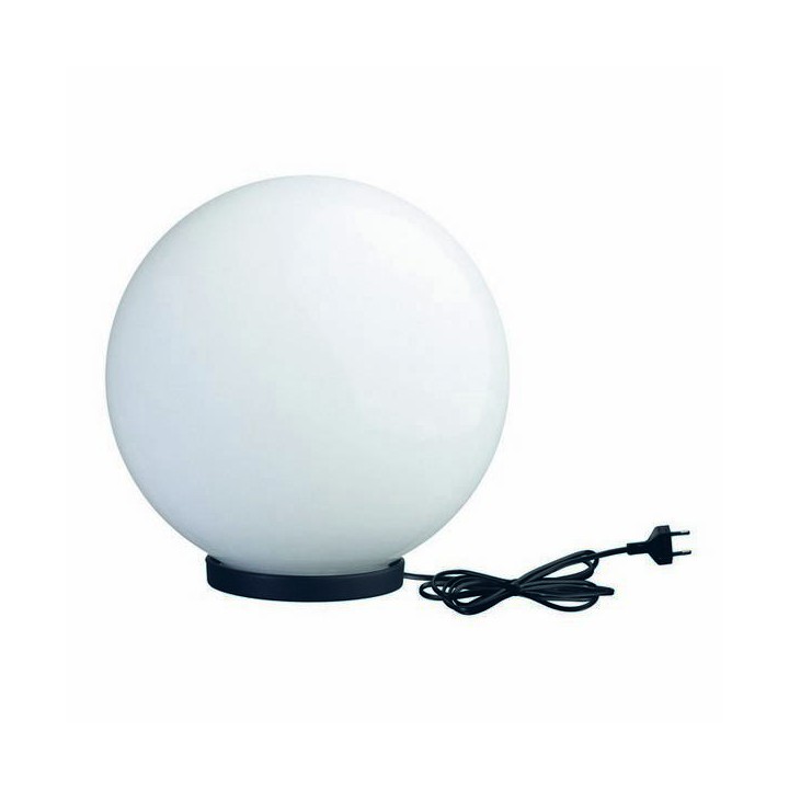 Lámpara de Exterior GLOU IP44 Ø30 60W E27 Negro