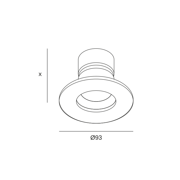 Downlight Play IP65 Round Fixed Blanco IP65 Leds C4 AG16-AAG1NABU14