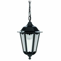Luminaria de Colgantes de Exterior PIN IP43 70W E27 Negro Cristal Mate