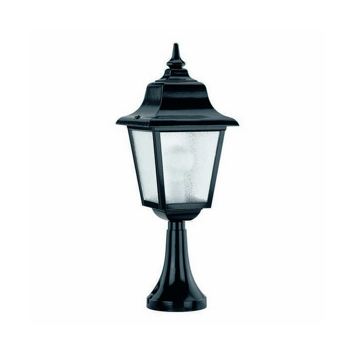 Balizas de Exterior ROB IP43 70W E27 Negro Cristal Mate