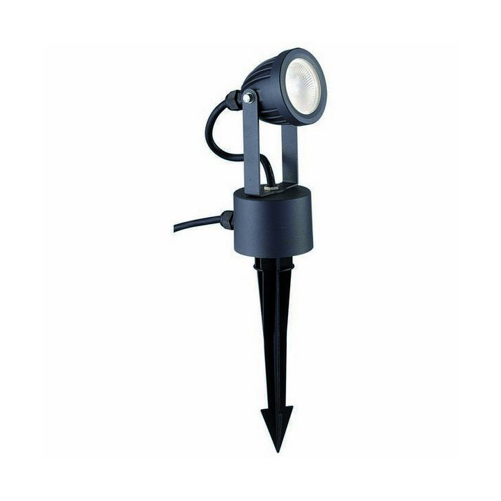 Proyectores de Exterior con piqueta DRO IP65 LED 7W 415lm 3K Antracita