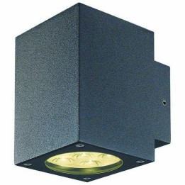 Apliques de Exterior BINDÓ SQ. IP54 LED 12W 872lm 3K Antracita
